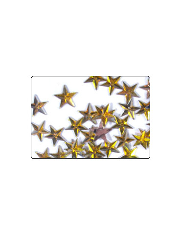 Strass étoiles or 11mm