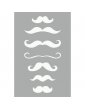 Pochoir Moustaches 10x15 cm