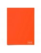 Tissu thermocollant - FLUO orange 15x20cm