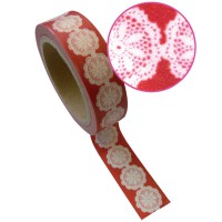 Masking tape - rose Dentelle 15mm