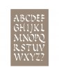 Pochoir Alphabet chinois 10x15cm - Artemio