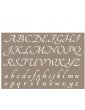 Pochoir Alphabet Pure 21x29,7cm - Artemio