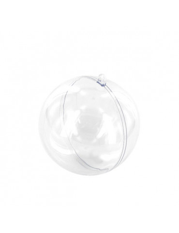Boule plastique transparente 50 mm x4