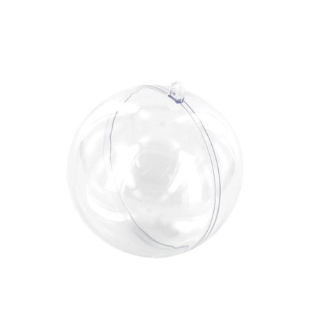 Boule plastique transparente 50 mm x4