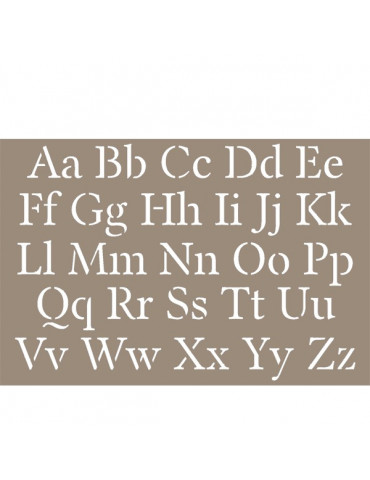 Pochoir Alphabet  10x15cm - Artemio