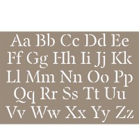 Pochoir Alphabet  10x15cm - Artemio