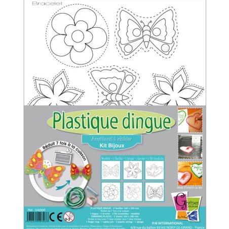 Kit Plastique dingue - Bijoux