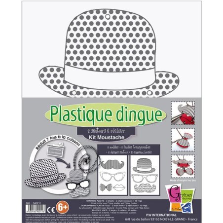 Kit Plastique dingue Sautoirs Moustache