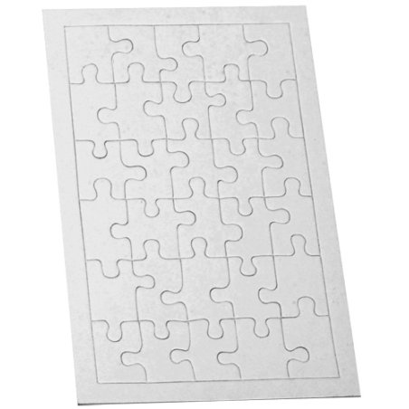 Puzzle carton blanc - 30 pièces