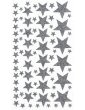 Stickers Artemio - Etoiles argent pailletés x76