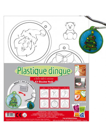 Kit Plastique dingue - Boules Noel