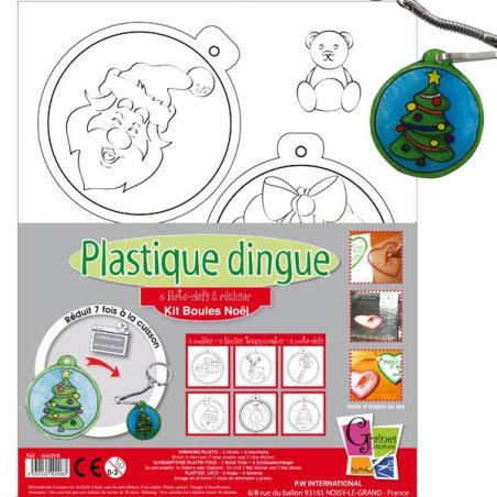 Kit Plastique dingue - Boules Noel