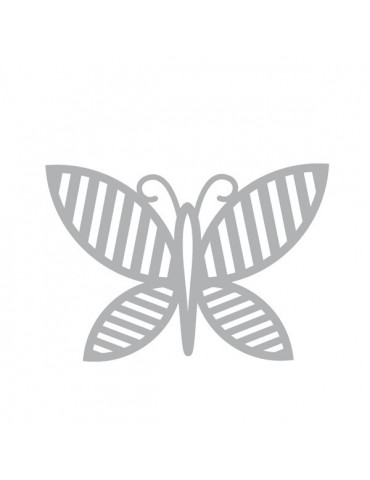 Die - Papillon rayé 7x7cm - Nature - Artemio