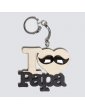 Porte-clés bois - I Love Papa