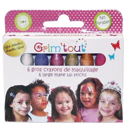 Crayons maquillage Jumbo Grim'tout - Princesse x6