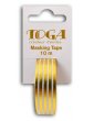 Masking tape - Blanc rayures or or - 15mm x10m - Toga