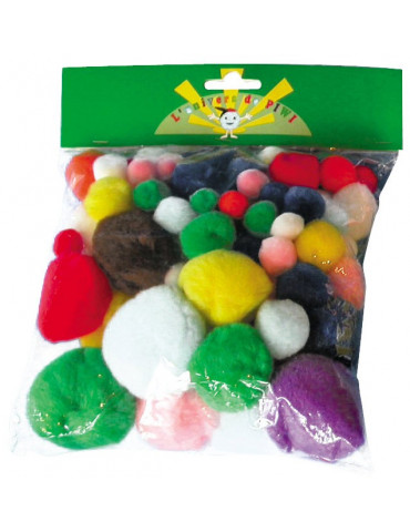 Pompons tailles assorties x 300