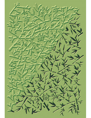 Plaque texture FIMO - Bambou