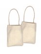 Mini sac en coton naturel x24 - 10,5x8,5cm