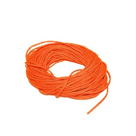 Cordon en coton orange 1mm x5m