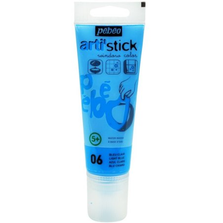 Peinture repostionnable - Arti'stick Bleu clair - 75 ml - Pébéo