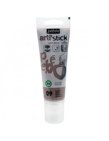 Peinture repostionnable - Arti'stick Marron - 75 ml - Pébéo