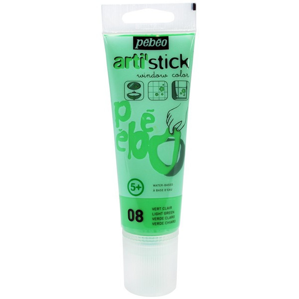 Peinture repostionnable - Arti'stick Vert clair - 75 ml - Pébéo