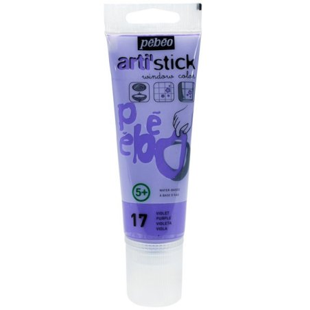 Peinture repostionnable - Arti'stick Violet - 75 ml - Pébéo
