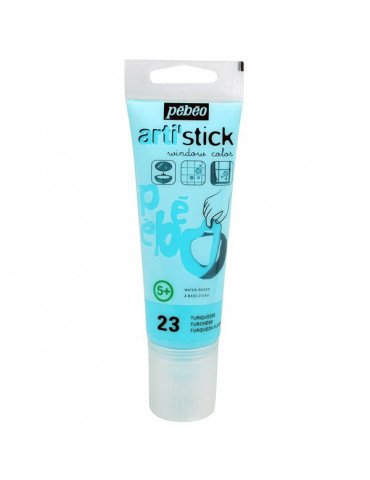 Peinture repostionnable - Arti'stick Turquoise - 75 ml - Pébéo