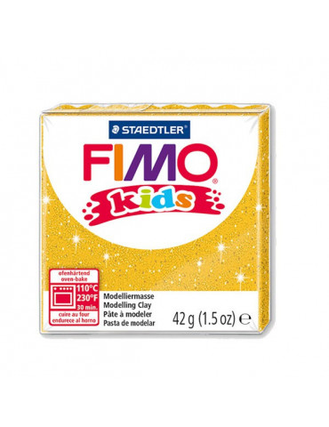 Fimo Kids or pailleté n°112