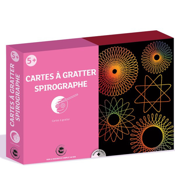 Cadre spirographe à spirales magiques - Créalia - Plastique créatif -  Supports de dessin et coloriage