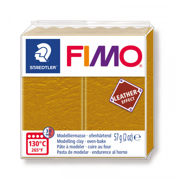 Fimo Effect cuir Ocre (8010-179) - 57g