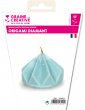 Moule pour bougie latex - Origami Diamant 8cm - Graine Créative