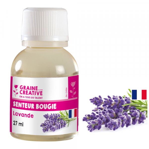 Parfum pour bougies 27ml - Senteur Lavande - Graine Créative