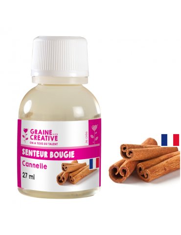 Parfum pour bougies 27ml - Senteur Canelle - Graine Créative