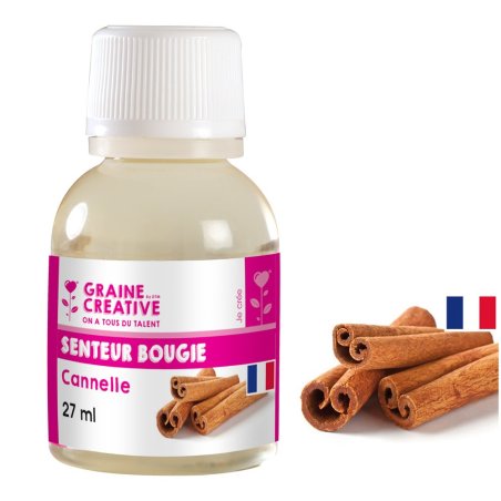 Parfum pour bougies 27ml - Senteur Canelle - Graine Créative