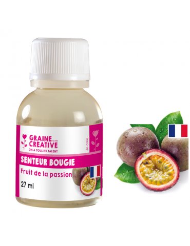 Parfum pour bougies 27ml - Senteur Fruit de la passion - Graine Créative