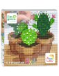 Kit créatif PIXEL - Tableau Cactus 12x12cm - Pixel Hobby