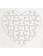 Puzzle carton coeur 40 pièces x10 - Graine Créative