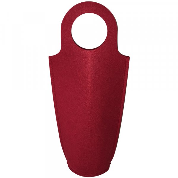 Porte-bouteille feutrine Rouge - 18,5x40cm - Support à customiser - Sodertex