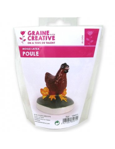 Moule latex Poule - Graine Créative