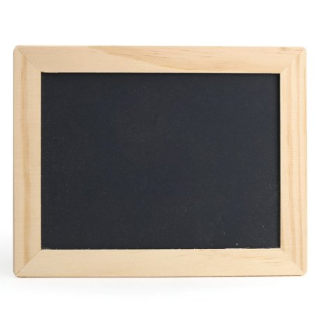 Ardoise bordure bois - 21,5x17cm - Graine Créative