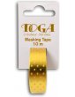Masking tape foil - Or à pois Blanc - 15mm x10m - Toga