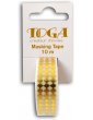 Masking tape foil - Losanges Blanc/Or - 15mm x10m - Toga