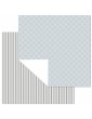 Papier Artepatch - Long Island Ancres / Rayures - 40x50cm - 2 feuilles