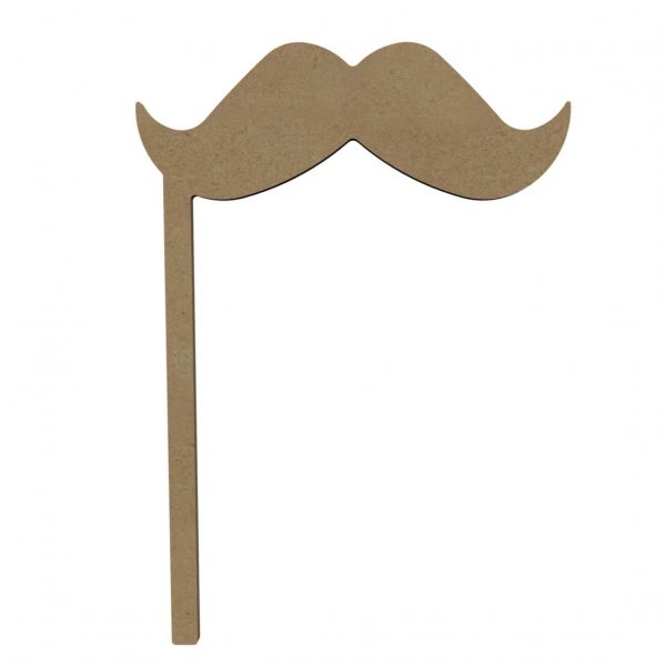 Photobooth à décorer Moustache 26cm - Gomille