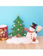 Support Medium - Sapin et bonhomme de neige à décorer - Peint