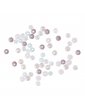 Perles à facettes 3mm  Sorbet - Mix 60 perles de rocaille en verre
