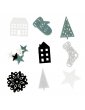 Mini silhouettes feutrine - Cosy Christmas Hiver - 27 pcs - Artemio