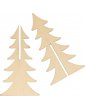 Calendrier de l'Avent bois Village - 44,5x12,5x18cm (rangement 24 tiroirs) - Artemio